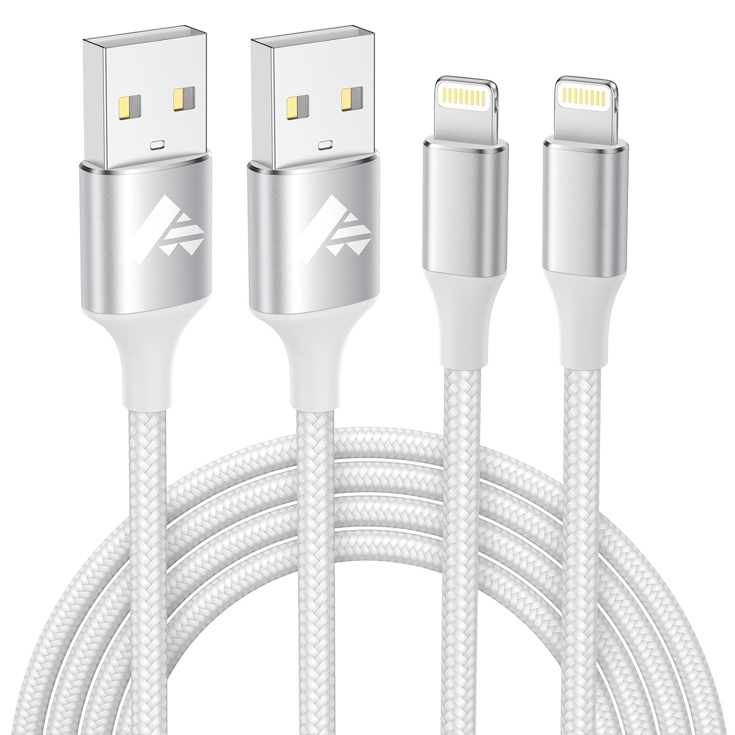 iPhone Charger Cable 2M, MFi Certified Lightning Cable Fast Charging iPhone Charger Nylon USB iphone Charging Cable Lead for iPhone 14 13 12 11 Pro Max XS XR X 8 7 6 Plus 5 SE,iPad