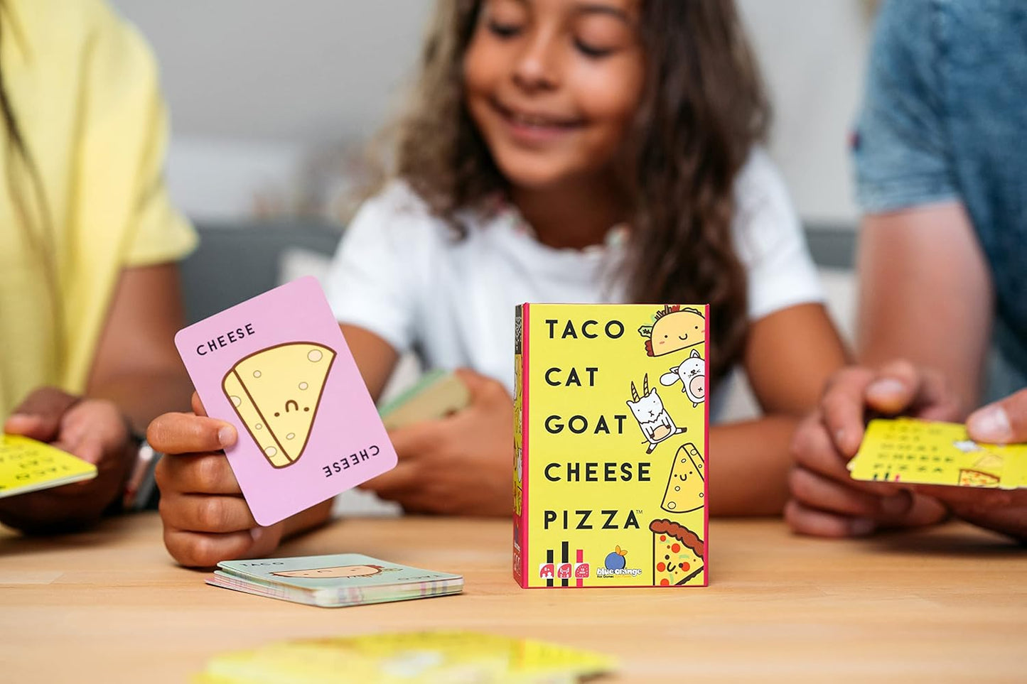 Blue Orange | Taco Cat Goat Cheese Pizza | Card Game | Ages 8+ | 2-8 Players | 10-30 Minute Playing Time