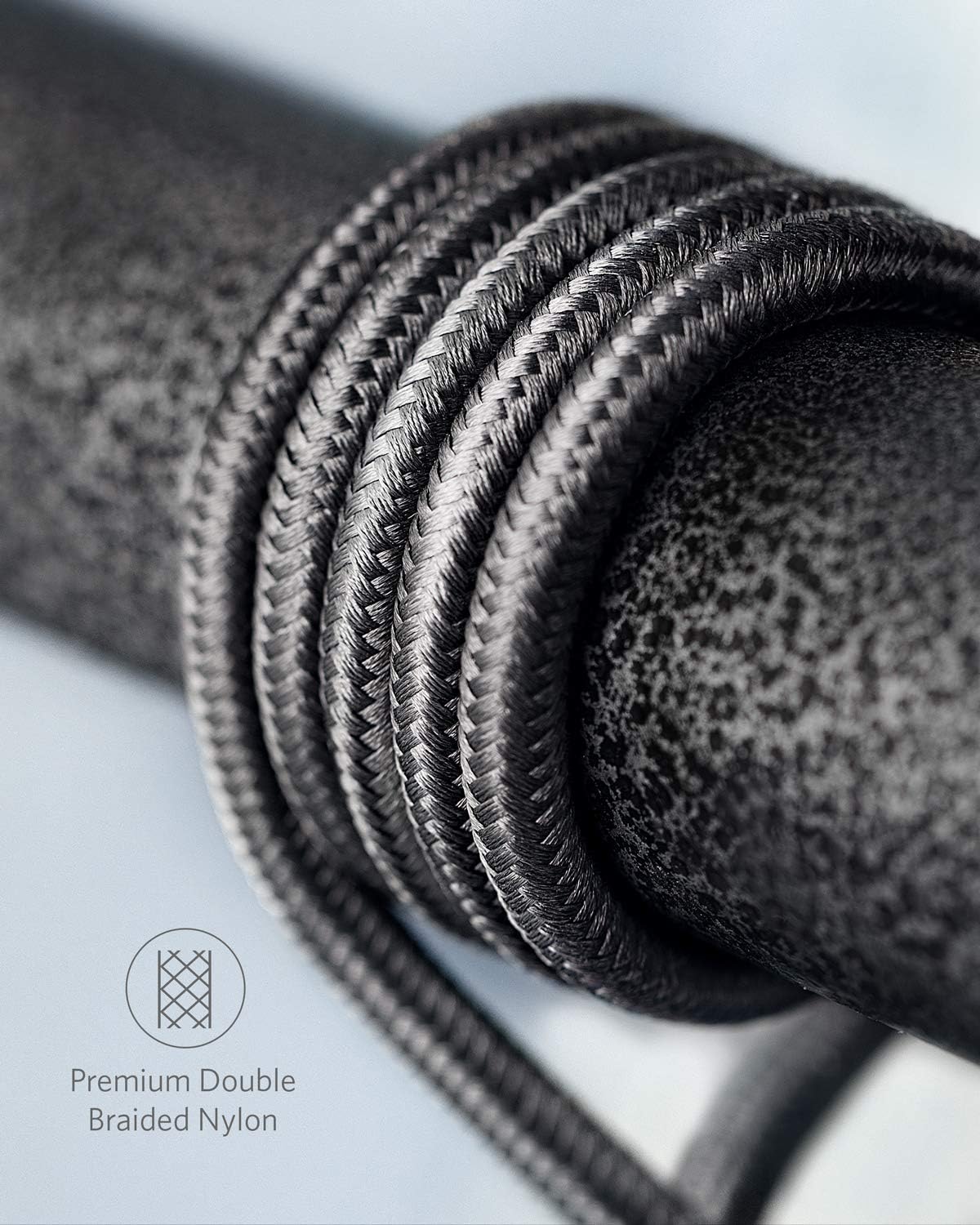 Anker USB C to USB C Charger Cable, New Nylon (6 ft, 2-Pack), 60W (3A) Type C fast Charging Cable for iPhone 17/16/15, iPad Pro, Samsung Galaxy, MacBook Pro,and More