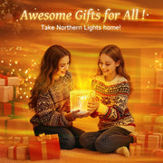 PIKOY Northern Lights Aurora Projector, 18-Color Galaxy LED Night Light, Remote & Timer, Sensory Lamp for Bedroom & Gift