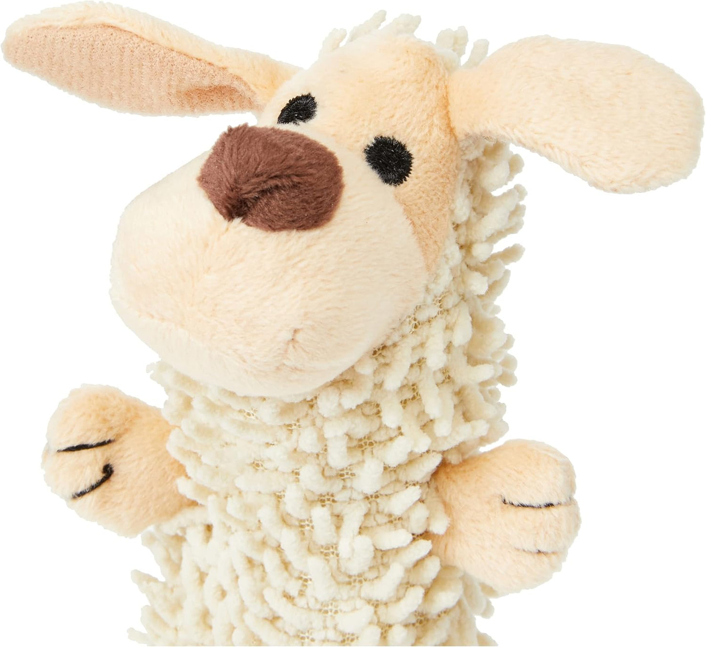 Rosewood Chubleez Noodle Buddy Plush Dog Toy with Squeaker, Soft & Comforting Toy for Small, Medium Dogs & Puppies, Interactive Play