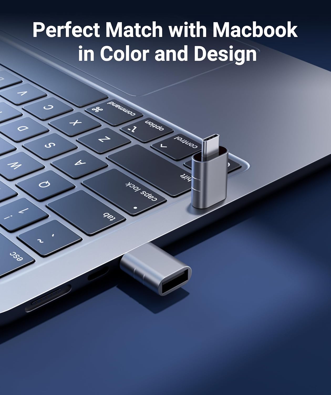 Syntech USB C to USB Adapter(2 Pack), USB-C Male to USB3.0 Female Adapter Compatible with MacBook Pro after 2016, MacBook Air after 2018, Mac Mini, Dell XPS and More Type C or Thunderbolt 3 Devices