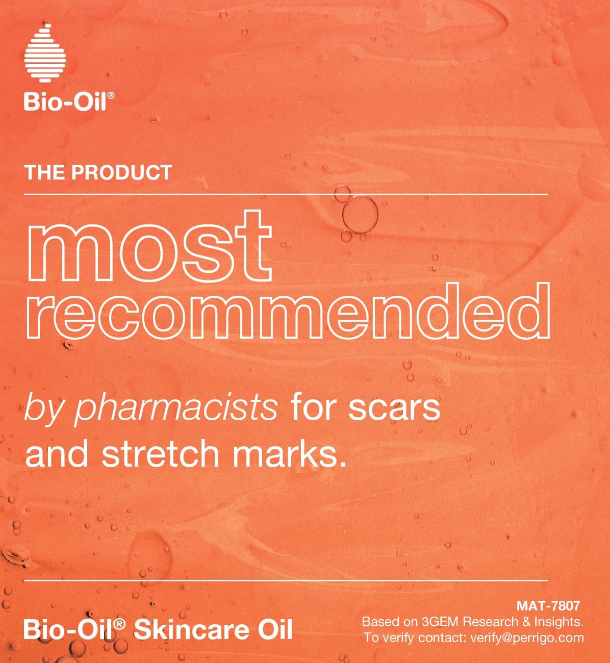 Bio-Oil-125ml, Skincare that Reduces Appearance of Stretch Marks & Scars