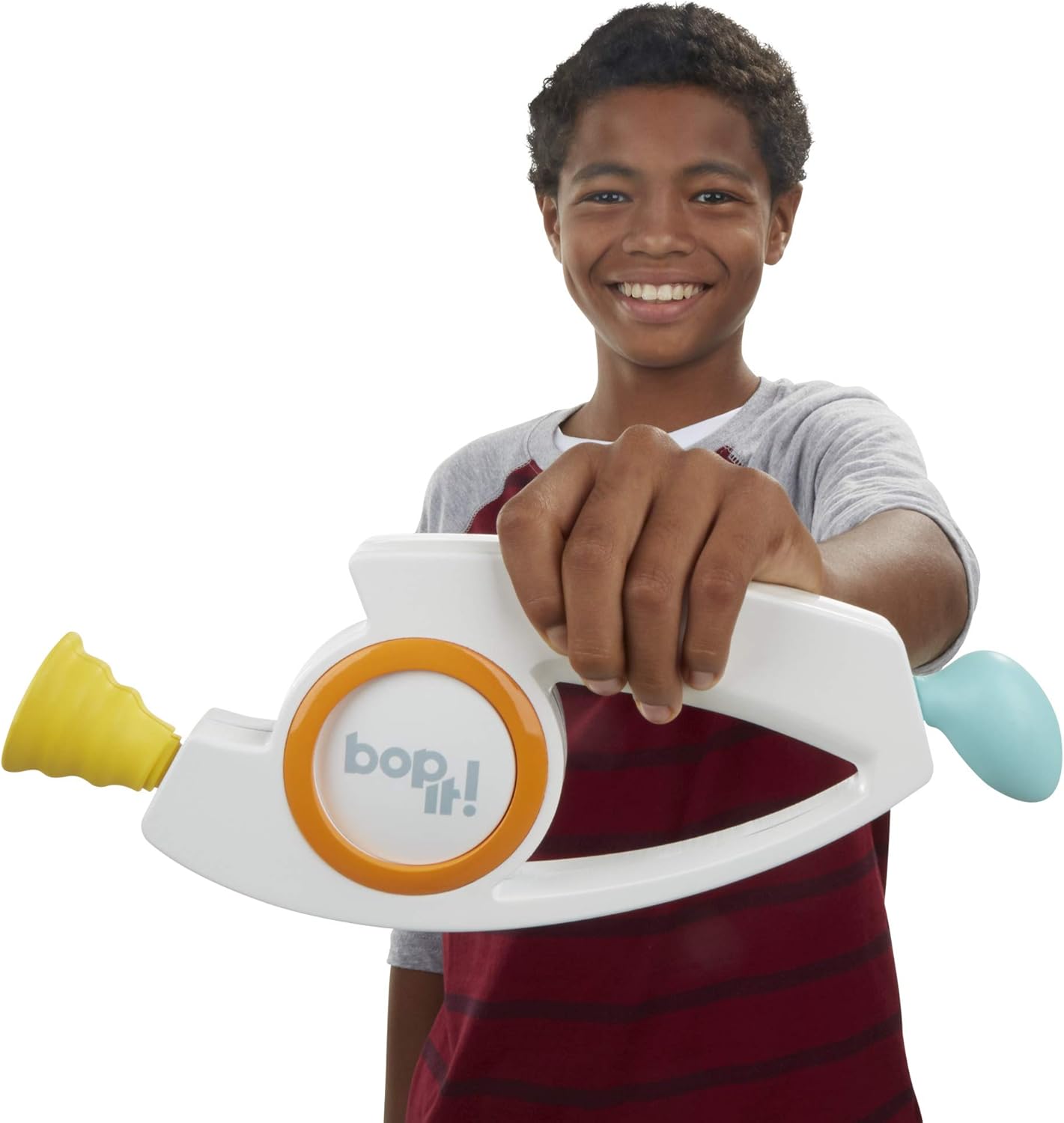 Hasbro Gaming Bop It! Electronic Dexterity Game, Travel Toys for Gids, Sound & Action Fun, Ages 8+, Solo or Group Play