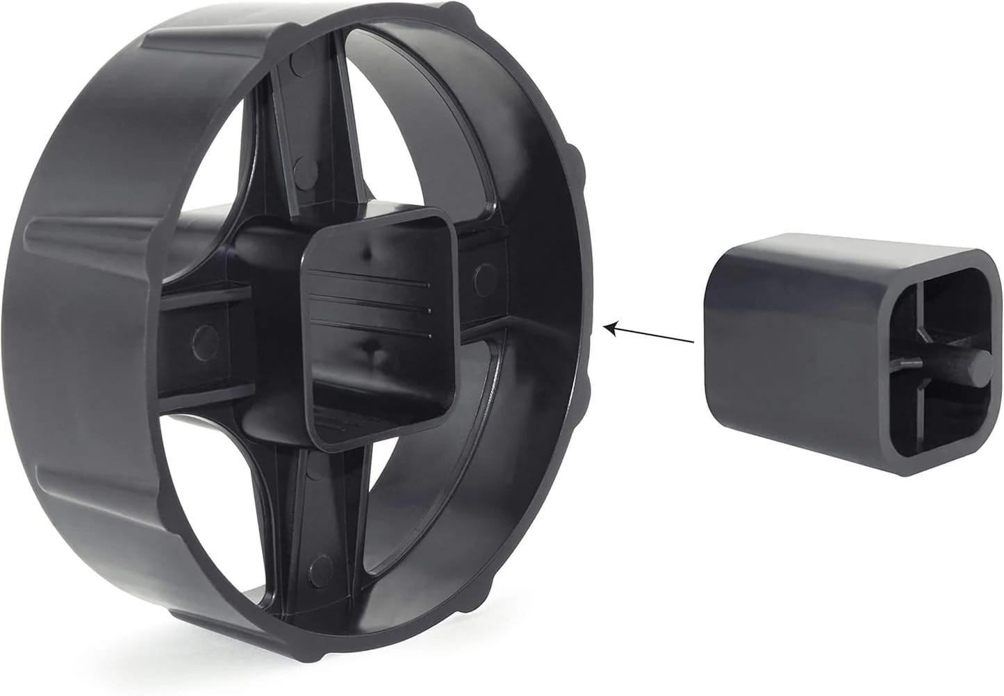 Rapesco 1540 500 Heavy Duty Tape Dispenser with 2 Tape Rolls, Black