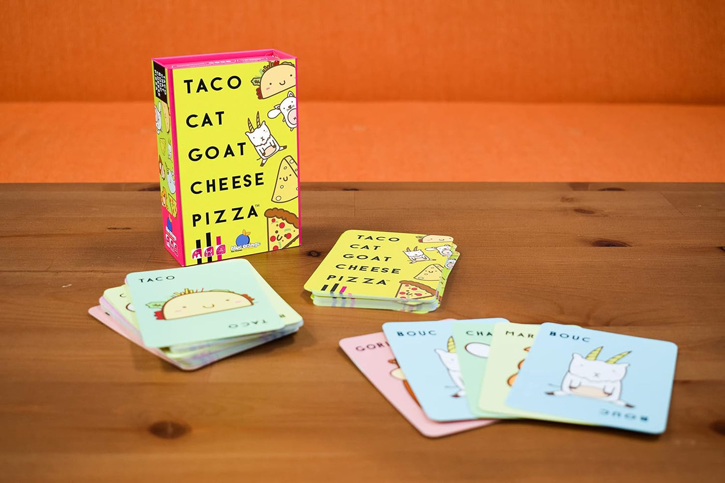 Blue Orange | Taco Cat Goat Cheese Pizza | Card Game | Ages 8+ | 2-8 Players | 10-30 Minute Playing Time