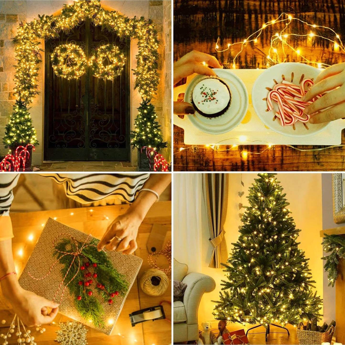 Litogo 3m 30 LED Battery Fairy String Lights, Waterproof Copper Wire Lights with Timer for Indoor and Outdoor Decoration, Warm White