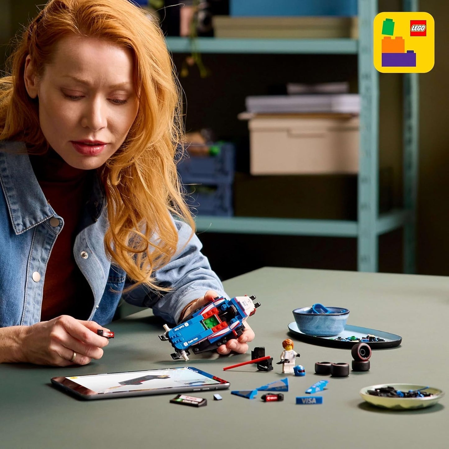 LEGO Speed Champions RB VCarb F1 Race Car Model Set 77246, Includes Collectible Driver Minifigure, for Adults and Teens