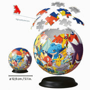 Ravensburger Pokemon 3D Jigsaw Puzzle Ball for Kids Age 6 Years Up - 72 Pieces - No Glue Required for Boys and Girls