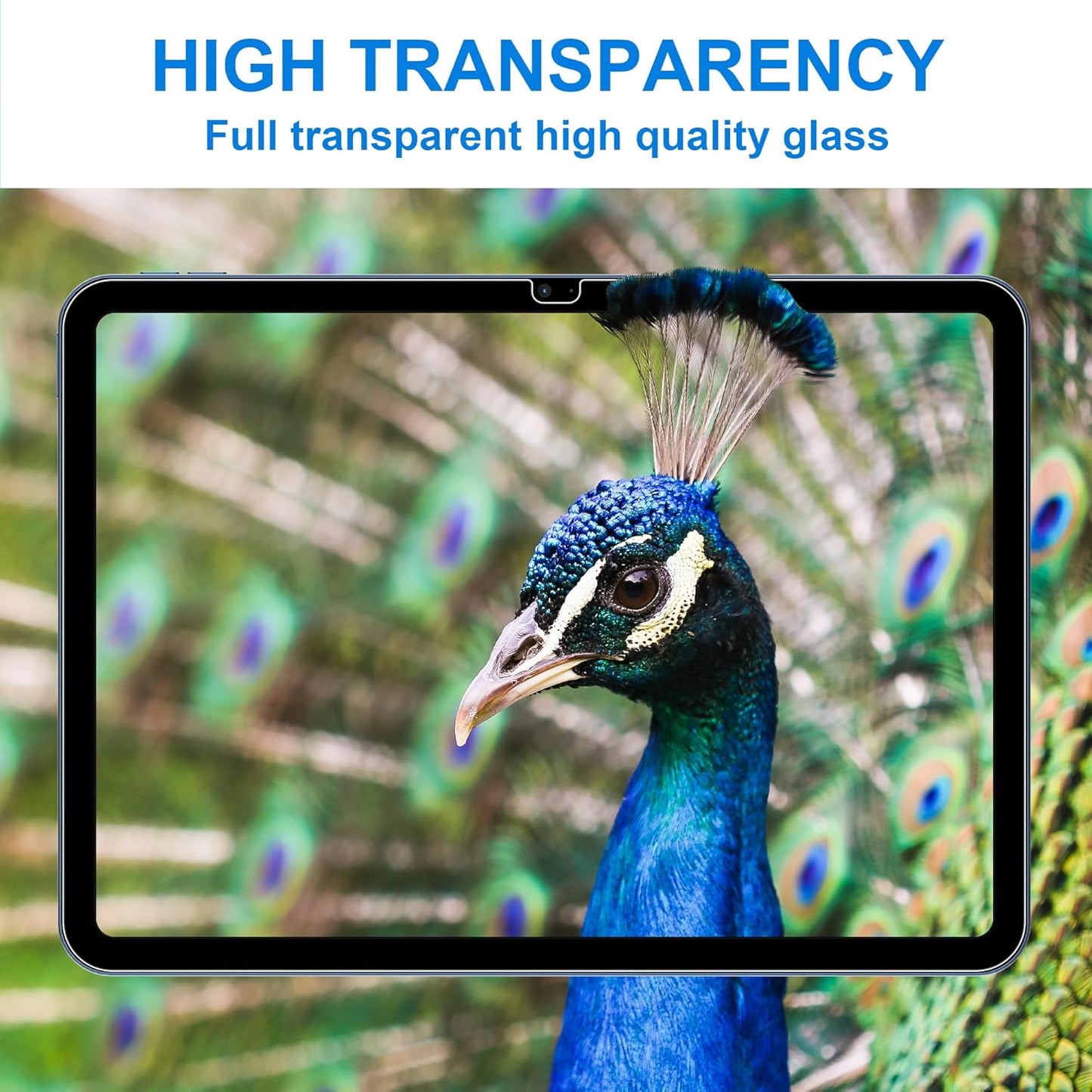 4youquality [2-Pack Screen Protector for iPad (A16) 11th / 10th Generation (2025/2022) (iPad 11 & 10), Tempered Glass Film, Anti-Scratch, Impact-Resistant