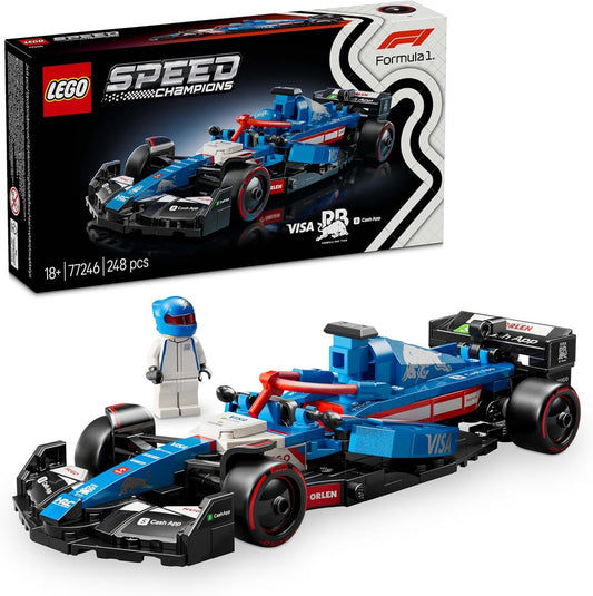 LEGO Speed Champions RB VCarb F1 Race Car Model Set 77246, Includes Collectible Driver Minifigure, for Adults and Teens