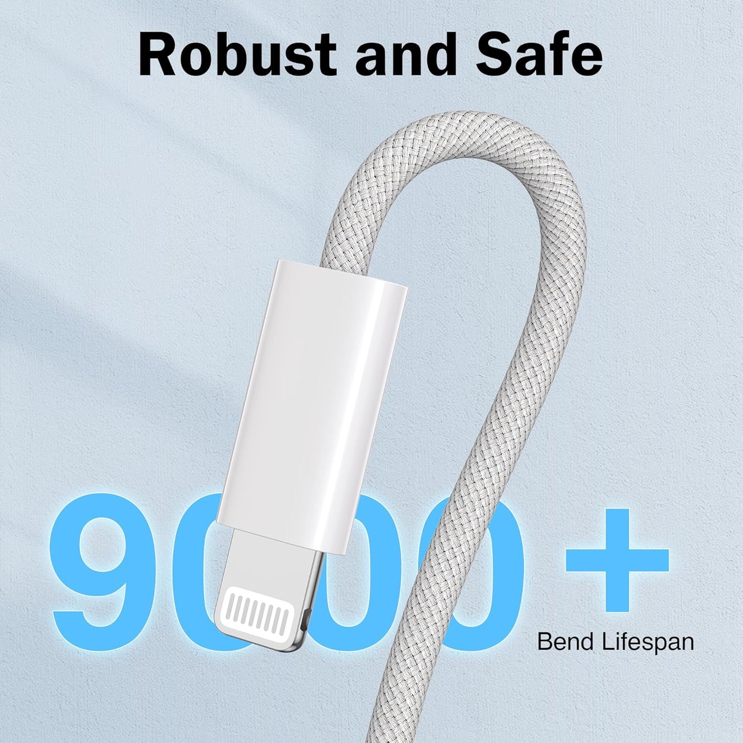 iPhone Charger Cable 2 Pack 2M [Apple MFi Certified] Lightning Cable Fast Charging Cord High Speed Data Sync Apple Charger Cable for iPhone 14 13 12 11 Pro/Pro Max XR XS X 8 7 6 Plus