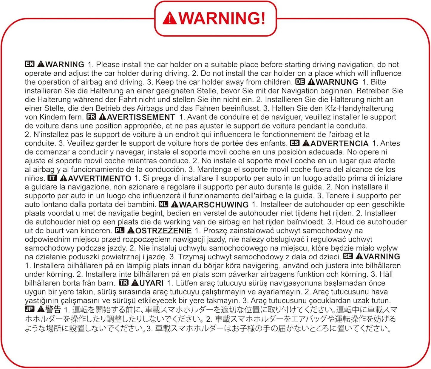 Blukar Car Phone Holder, Air Vent Car Phone Mount Cradle 360° Rotation - Upgraded Super Stable Hook Clip - One Button Release Holder for iPhone, Galaxy, All 4.0''-6.7'' Smartphones