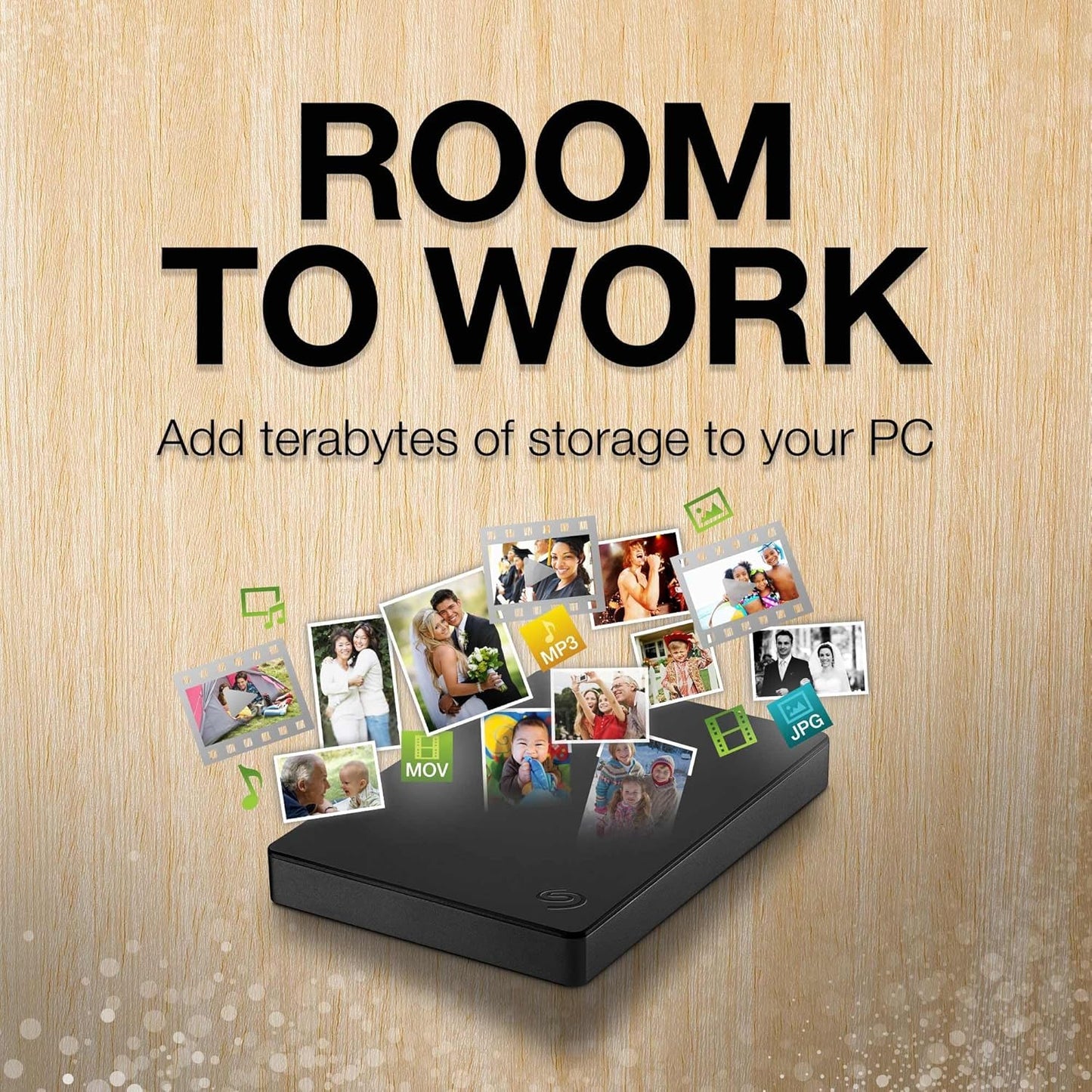 Seagate Portable Drive 2TB, External Hard Drive, Dark Grey, for PC Laptop and Mac, Data Rescue Services, Amazon Exclusive (STGX2000400)