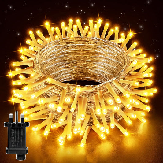 LE 4-Pack Battery Fairy Lights, 1m 20 LEDs, Warm White Mini Copper Wire, Battery Operated, Indoor/Outdoor Christmas, Halloween & Party Decor